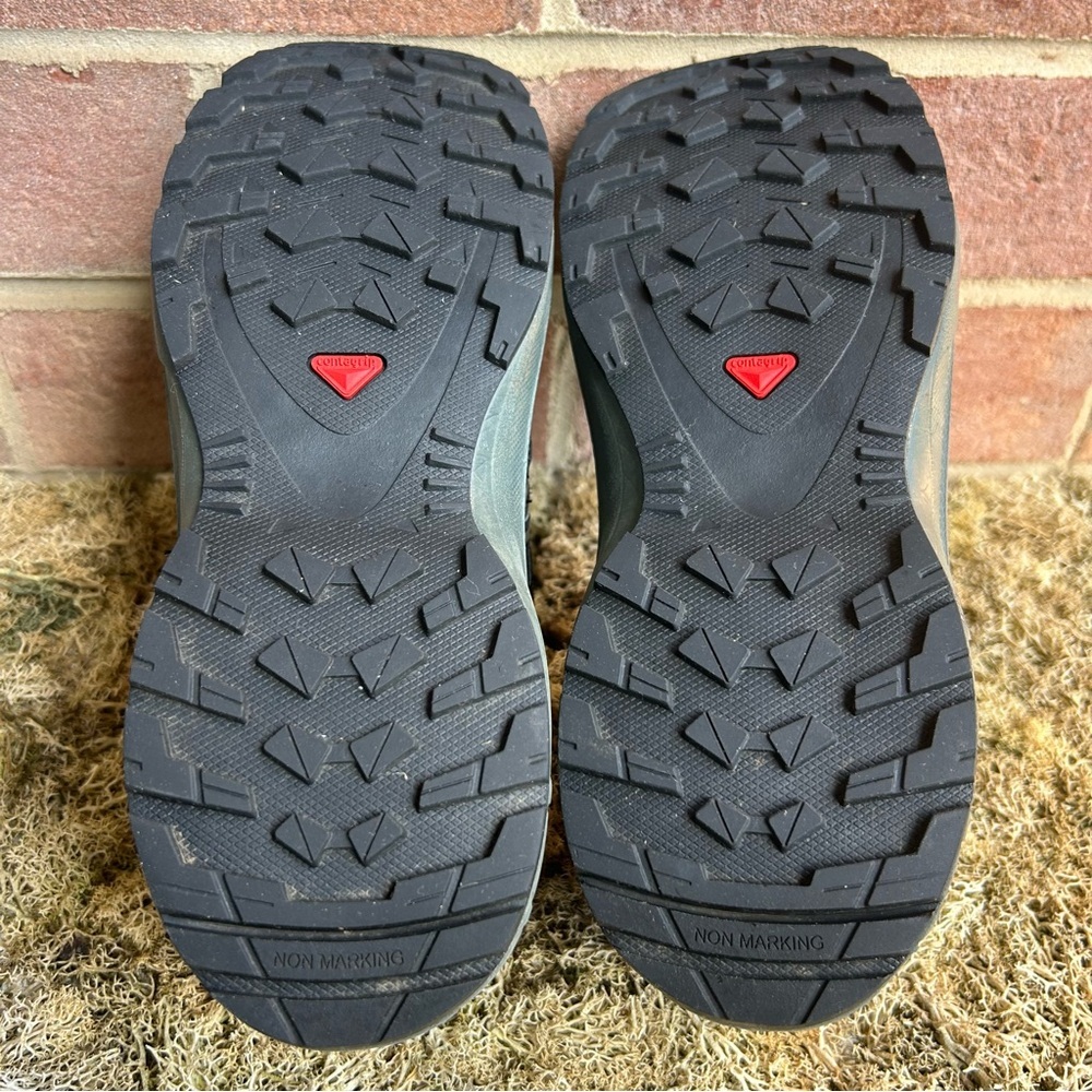 Salomon Xa Pro V8 Trail Running Shoes Blue Gray Yellow Men’s 7.5 - Picture 8 of 8